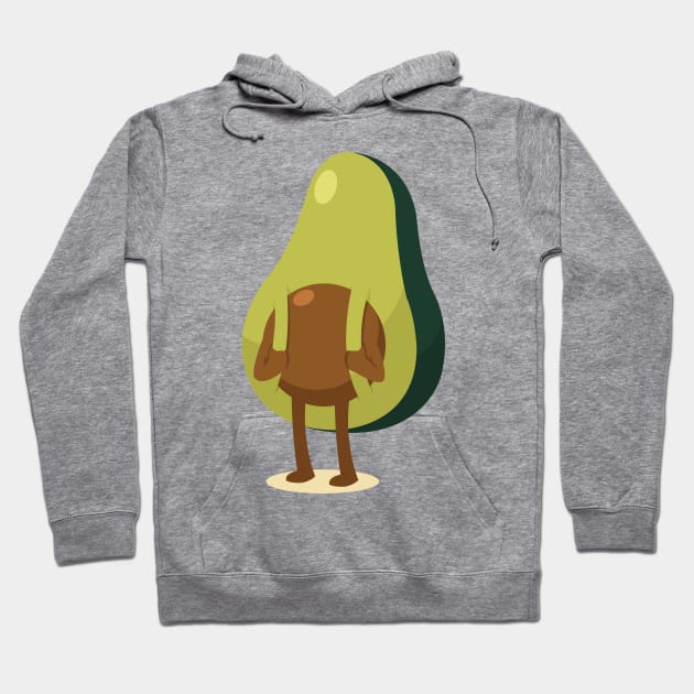 Funny Avocado Backpacker Hoodie by Shirtbubble